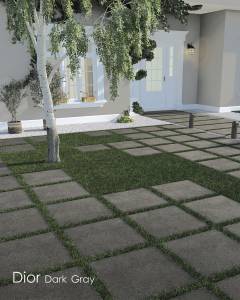 Керамогранит Dior Dark Grey (20mm) 60x60