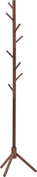 Вешалка напольная Stool Group Hook темное дерево