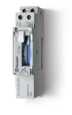 Реле времени механическое суточное 16А 230В AC 1NO 17.6мм монтаж на рейку 35мм резервн. источник питания IP20 FINDER 121182300000 Реле времени механическое суточное 16А 230В AC 1NO 17.6мм монтаж на рейку 35мм резервн. источник питания IP20 FINDER 121182300000