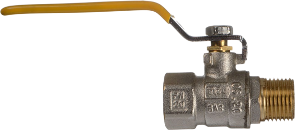Шаровой кран TeRma GAS 30567 3/4", вн-нар, газ, ручка рычаг