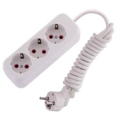 Удлинитель 3х2м с заземл. 16А IP20 Lila LEZARD 720-0302-301 Удлинитель 3х2м с заземл. 16А IP20 Lila LEZARD 720-0302-301