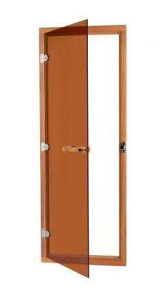 Дверь для сауны Sawo 730 - 4SGD 690mm х 1890mm Бронза с порогом