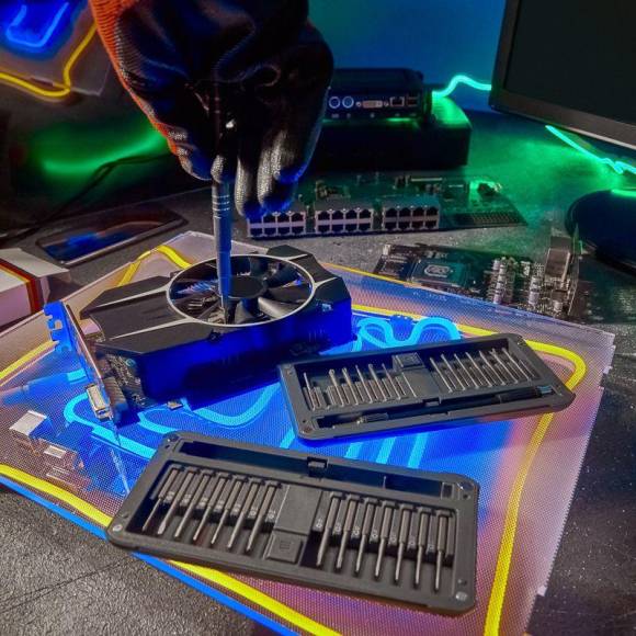 Набор отверток для точных работ RA-02 30 предметов Kranz KR-12-4752 Набор отверток для точных работ RA-02 30 предметов Kranz KR-12-4752