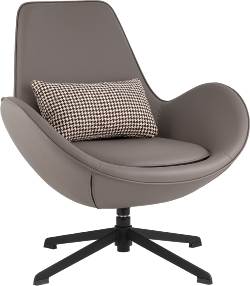 Кресло Stool Group Ostra серое