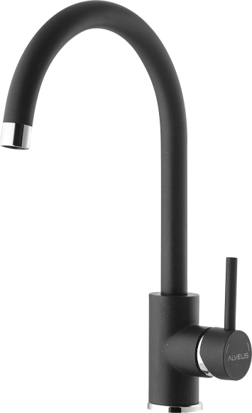 Смеситель для кухни Alveus Roxa 1129039 черный