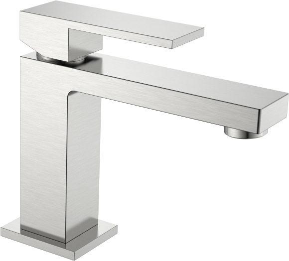 Смеситель для раковины Boheme Qubic 471-NB brushed nickel