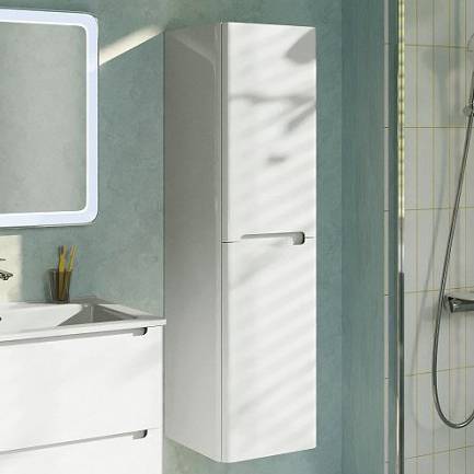 Шкаф пенал для ванной IDDIS Edifice 40 белый