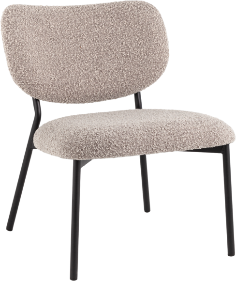 Кресло Stool Group Jamie букле серое