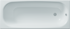 Акриловая ванна DIWO Анапа без опоры 170x70 см, пристенная, белая