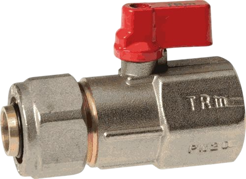 Шаровой кран TeRma 30233 16x1/2" ВР, ручка флажок