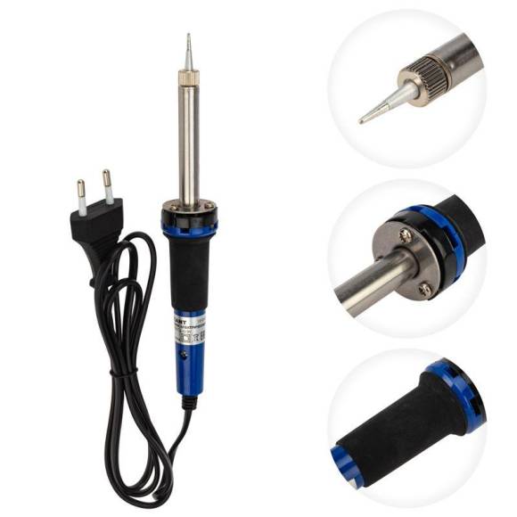 Паяльник с керам. нагревателем долговечное жало 220В/30Вт Rexant 12-0122 Паяльник с керам. нагревателем долговечное жало 220В/30Вт Rexant 12-0122