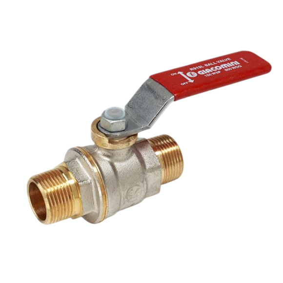 Шаровой кран Giacomini R913L DADO R913LX024 3/4", нар-нар, ручка рычаг