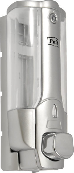 Диспенсер для мыла Puff 8101S хром матовый, 380 мл