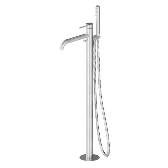 Напольный смеситель для ванны с душем Newform X-Steel 316 69684EX.50.050 С ВНУТРЕННЕЙ ЧАСТЬЮ, inox