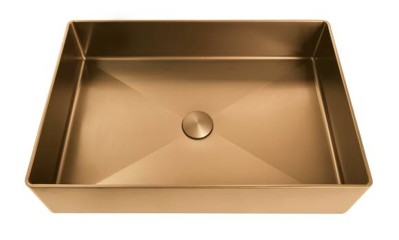 Накладная раковина AltroBagno Solido 001023 RaSp, матовая медь