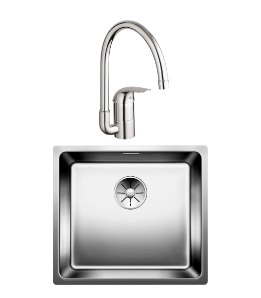 Комплект Мойка Blanco Andano 450-U + Смеситель Grohe Euroeco 32752000