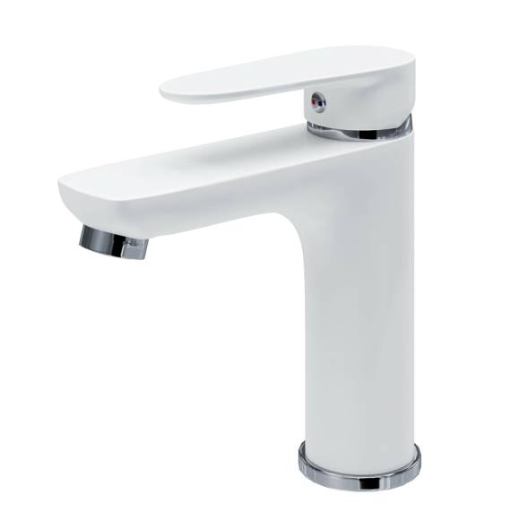 Смеситель для раковины Aringa Рейн AR02008WH матовый белый