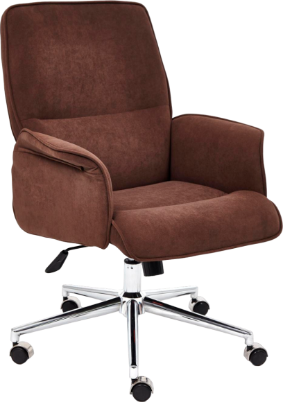 Компьютерное кресло TetChair York, флок коричневый 6