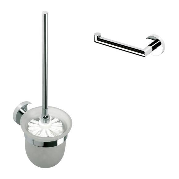 Набор Держатель Bemeta Omega 104212032 L, chrome + Ершик Bemeta Omega 104113012