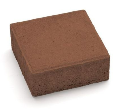 Тротуарная брусчатка 2К.6 (квадрат) гладкий, серый