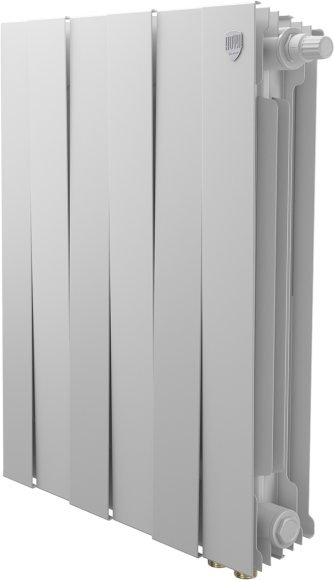 Радиатор биметаллический Royal Thermo Piano Forte 500 VDR80 6 секций, межосевое расстояние 8 см, bianco traffico