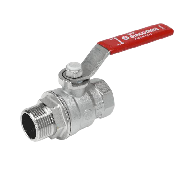 Шаровой кран Giacomini R854L R854LX023 1/2", вн-нар, ручка рычаг