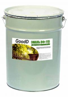 Эмаль ПФ-115 ТУ черная Гуд 25кг Эмаль ПФ-115 ТУ черная Гуд 25кг