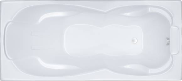 Акриловая ванна Triton Цезарь Экстра 180x80 см, пристенная, белая, с каркасом