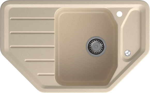 Мойка кухонная GranFest Corner C-800E кашемир Мойка кухонная GranFest Corner C-800E кашемир