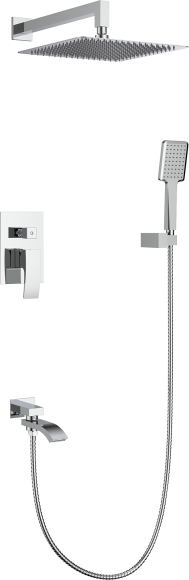 Душевой комплект Gappo G07-6 G7107 С ВНУТРЕННЕЙ ЧАСТЬЮ, хром