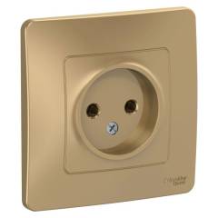 Розетка 1-м СП Blanca 16А IP20 250В без заземл. без защ. шторок титан SE BLNRS000014 Розетка 1-м СП Blanca 16А IP20 250В без заземл. без защ. шторок титан SE BLNRS000014