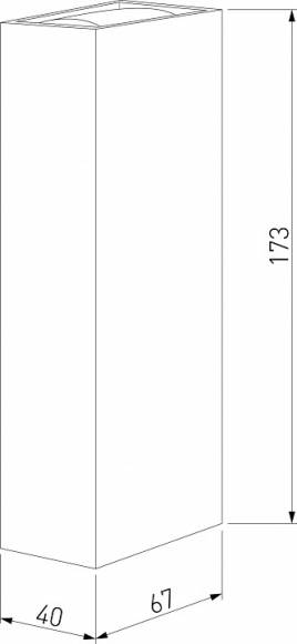 Накладной светильник Elektrostandard Blaze a057051