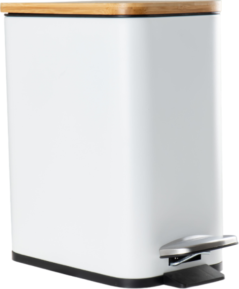 Мусорное ведро Ridder Amara 5 л, белое матовое