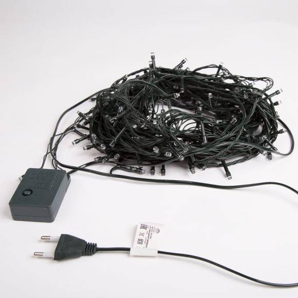 Гирлянда светодиодная "Твинкл Лайт" 15м 120LED мультиколор 6.9Вт 220-240В IP20 с контроллером провод ПВХ темн. зел. Neon-Night 303-059 Гирлянда светодиодная "Твинкл Лайт" 15м 120LED мультиколор 6.9Вт 220-240В IP20 с контроллером провод ПВХ темн. зел. Neon-Night 303-059