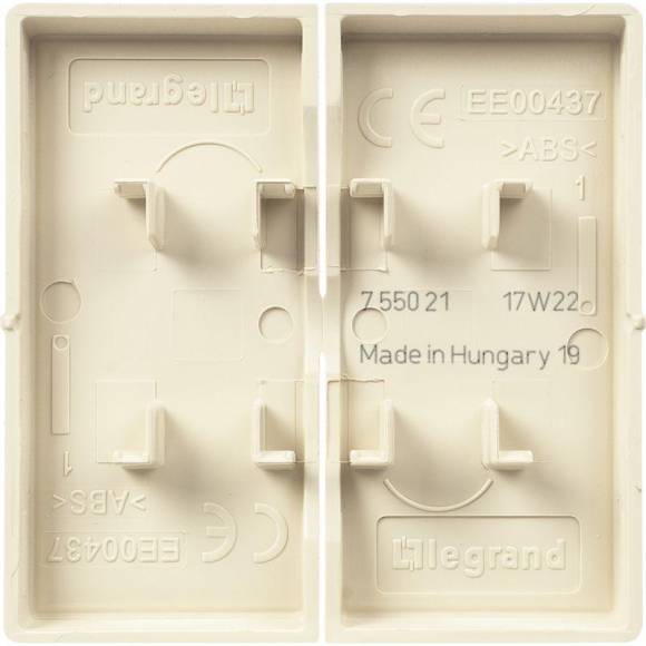 Панель лицевая Valena Life для 2-кл. выкл. сл. кость Leg 755021 Панель лицевая Valena Life для 2-кл. выкл. сл. кость Leg 755021