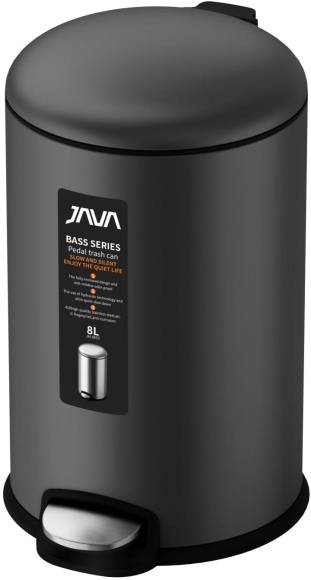 Мусорное ведро Java S-885-8Q 8 л, графит