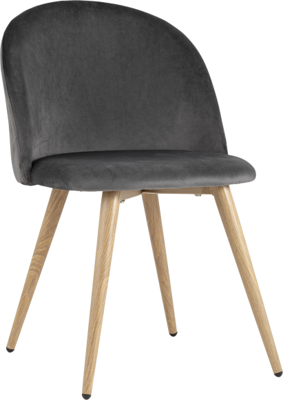 Стул Stool Group Лион NEW велюр серый