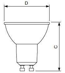 Лампа светодиодная Deko-Light Value GU10 4.9Вт 2000K 180113