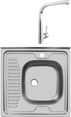Комплект Мойка Ukinox Eco + Смеситель MEGA Mega Комплект Мойка Ukinox Eco + Смеситель MEGA Mega