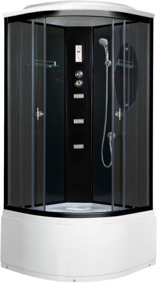 Душевая кабина Niagara NG-211-01N х220 90х90 с высоким поддоном, с сиденьем