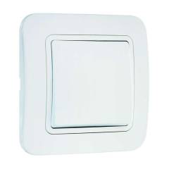 Переключатель проходной 1-кл. 1п 1мод. СП Lillium 10А IP20 бел./бел. Makel 70005 Переключатель проходной 1-кл. 1п 1мод. СП Lillium 10А IP20 бел./бел. Makel 70005