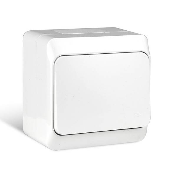 Выключатель 1-кл. ОП Nix 10А IP54 250В бел. TOKOV ELECTRIC TKE-NX-V1-C01-IP54 Выключатель 1-кл. ОП Nix 10А IP54 250В бел. TOKOV ELECTRIC TKE-NX-V1-C01-IP54