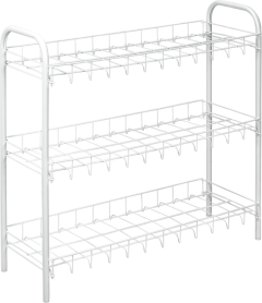 Обувница Metaltex 3-х уровневая, белая