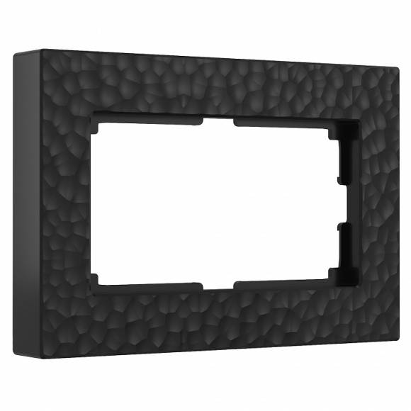 Рамка для двойной розетки Werkel Hammer W0082408 (черный) Рамка для двойной розетки Werkel Hammer W0082408 (черный)