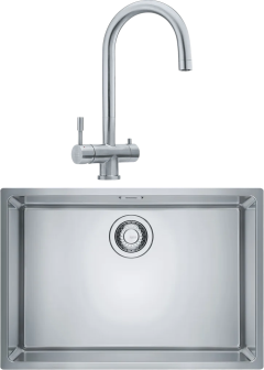 Комплект Мойка Franke Felix FEX 110-60 нержавеющая сталь + Смеситель Eos Clear Water нержавеющая сталь Комплект Мойка Franke Felix FEX 110-60 нержавеющая сталь + Смеситель Eos Clear Water нержавеющая сталь