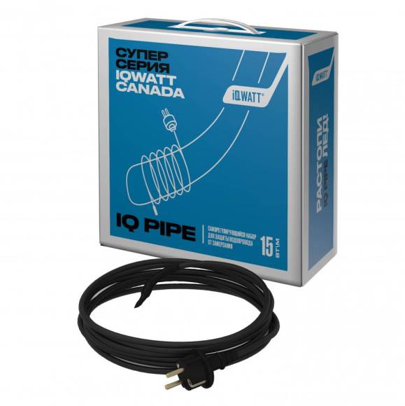Греющий кабель IQ Watt IQ PIPE, 30 м, 15 Вт