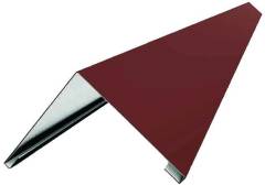 Конек плоский Полимер (полка 190мм)  L=2,00 м. 0,45 мм