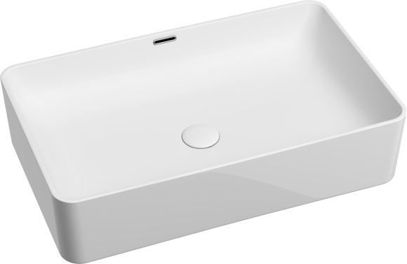 Накладная раковина Ceramicanova Element CN6065 белая глянцевая