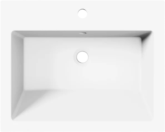 Мебельная раковина Paola Nero 600 ST white