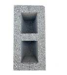 Керамзитобетонный блок Т-19 отсевный, (квадратные отверстия) 19кг